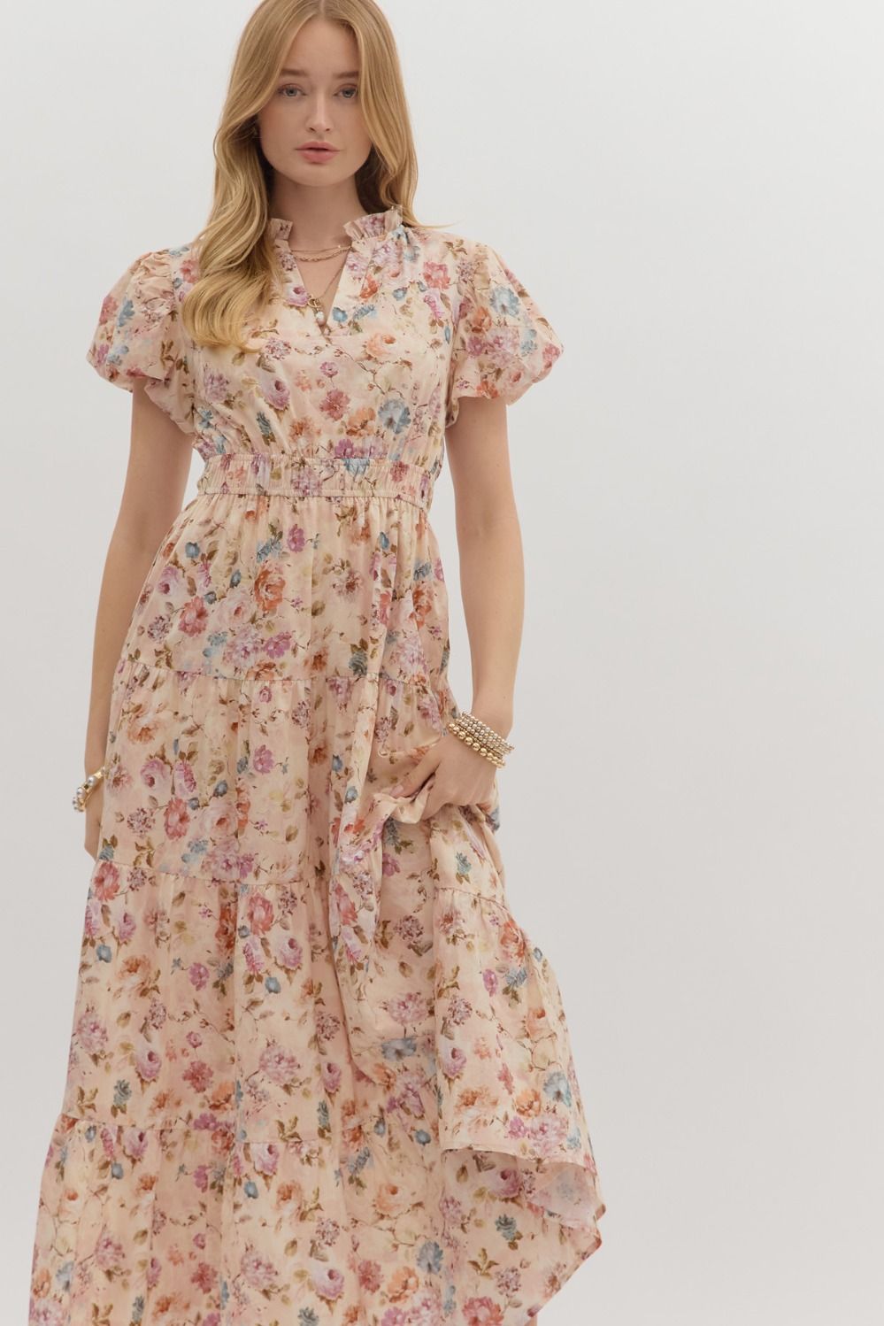 Elara Floral Dress