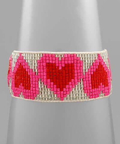 Heart Bead Bracelet