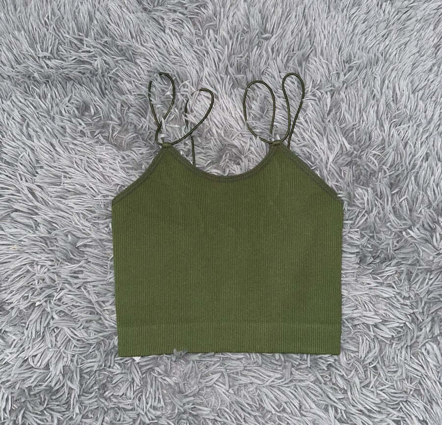 Jada Ribbed Brami Olive