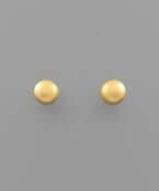 Simple Stud Earrings Gold