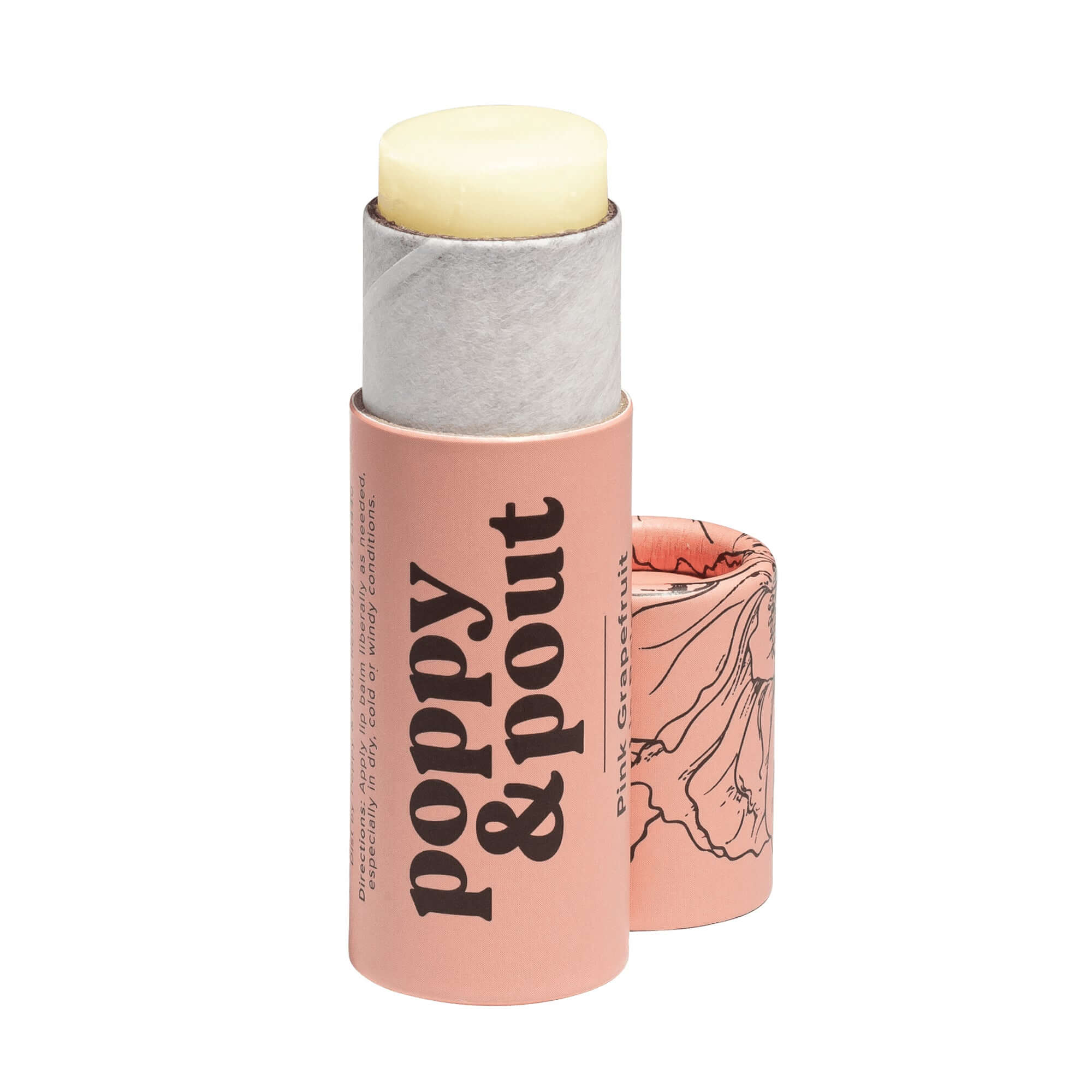 Poppy & Pout Lip Balm Grapefruit