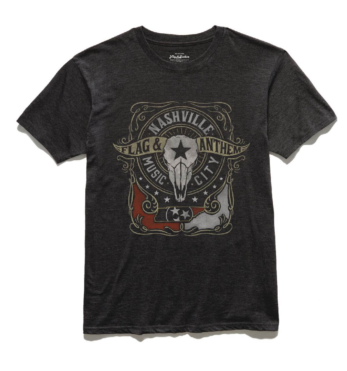 Music City Bull Skull Tee