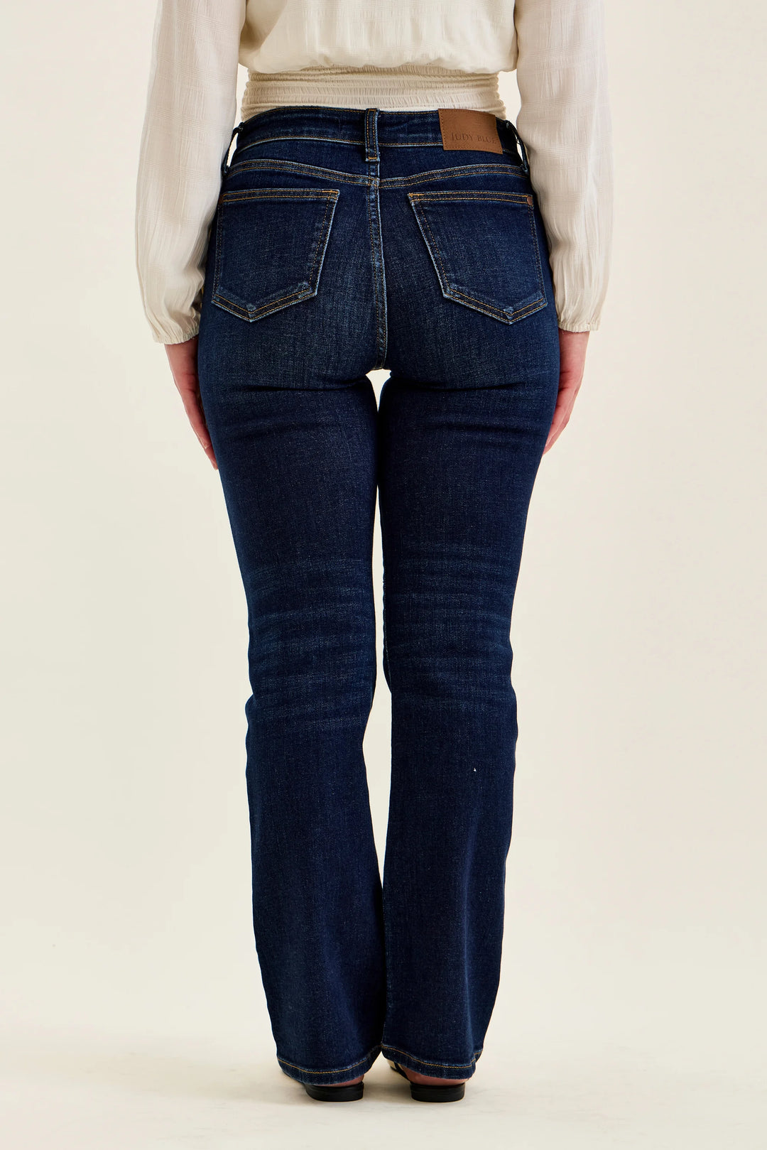 Petite Judy Blue "Cleo" Mid Rise Bootcut