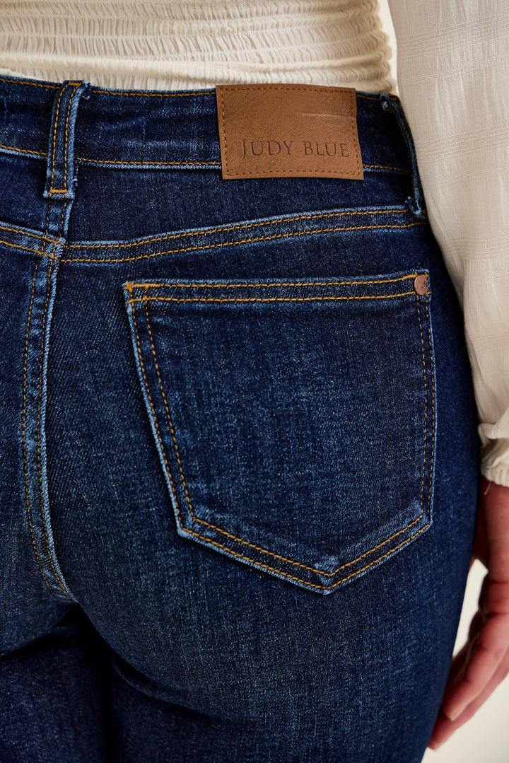 Petite Judy Blue "Cleo" Mid Rise Bootcut