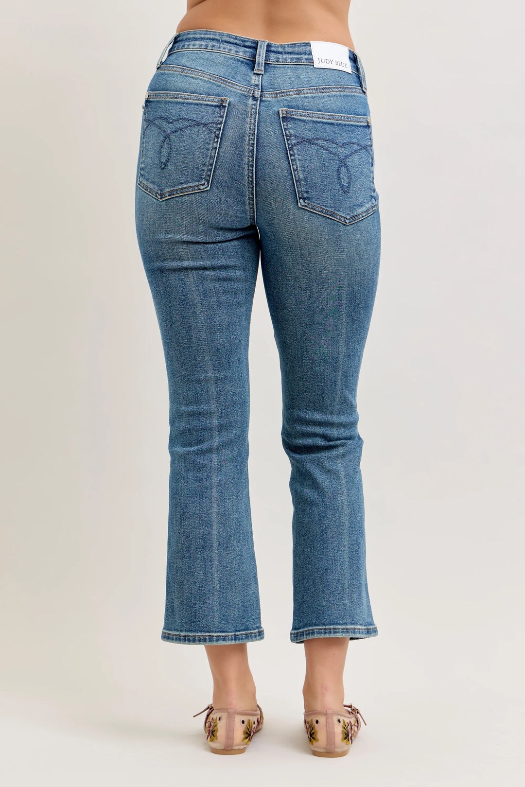 Judy Blue "Aurora" High Rise Tummy Control Kick Flare