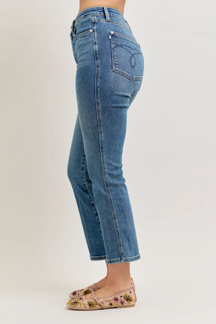 Judy Blue "Aurora" High Rise Tummy Control Kick Flare