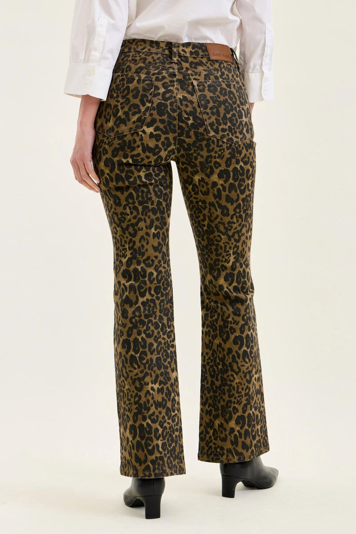 Judy Blue High Waist Leopard Print Bootcut Jean