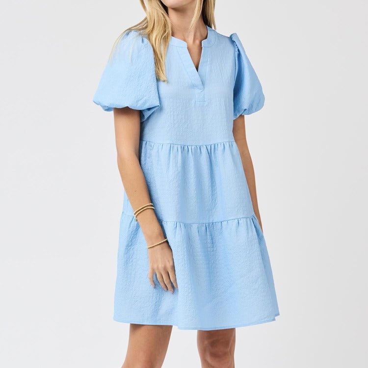Mary Square Kinsley Light Blue Dress