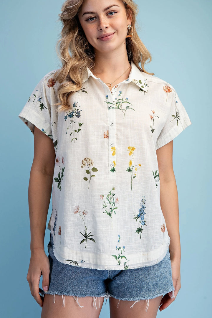 Floral Print Shirt