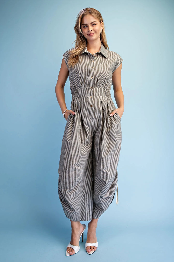 Barrel Leg Jumpsuit