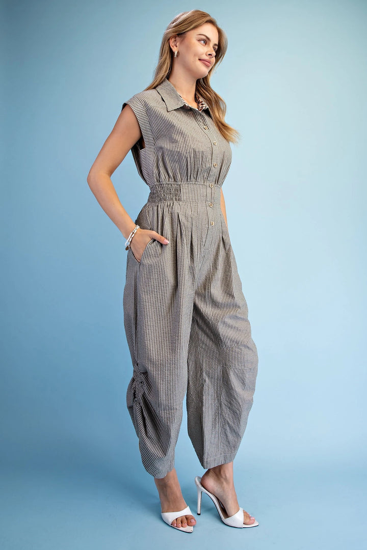 Barrel Leg Jumpsuit