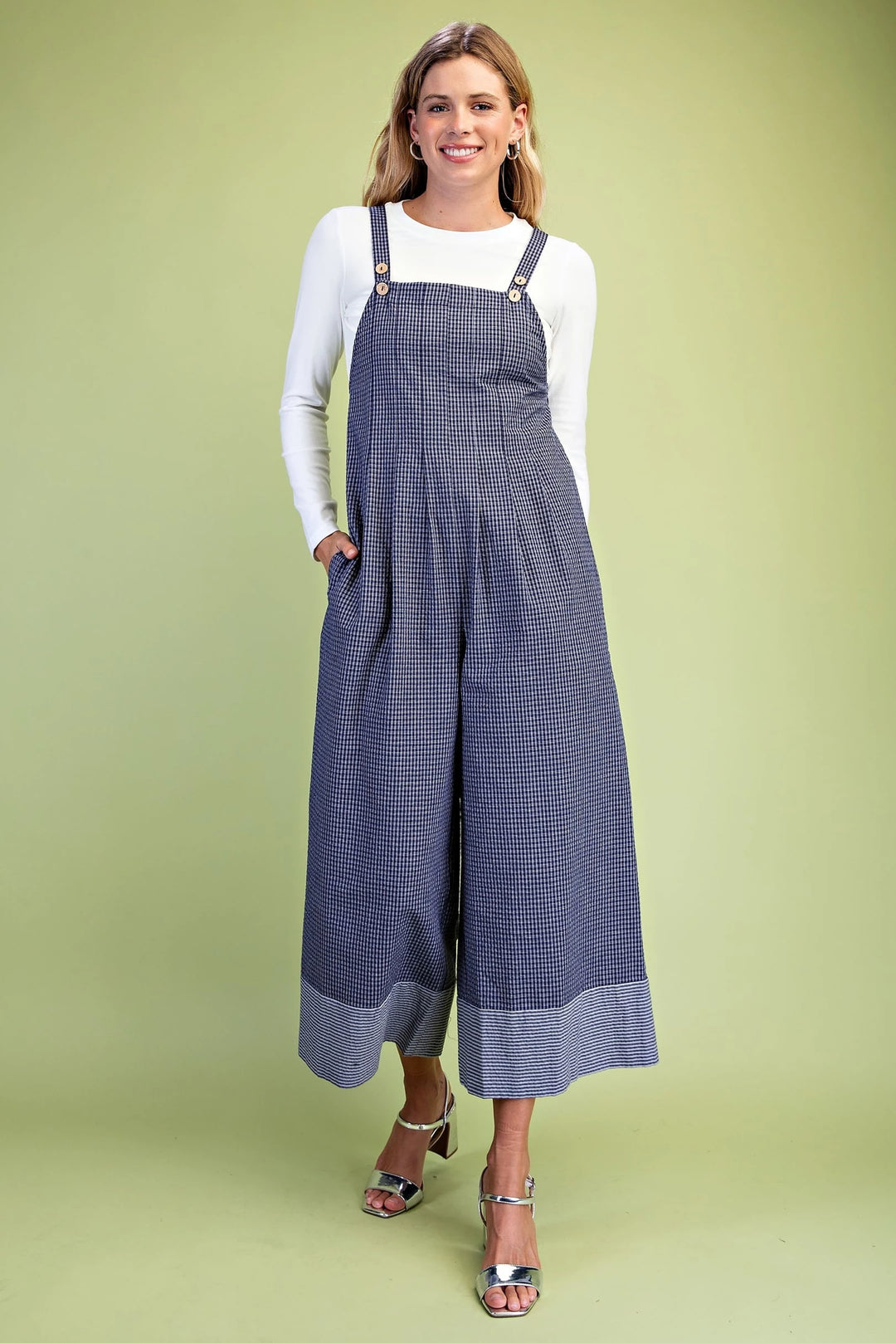 Wide Leg Jumpsuit -Navy