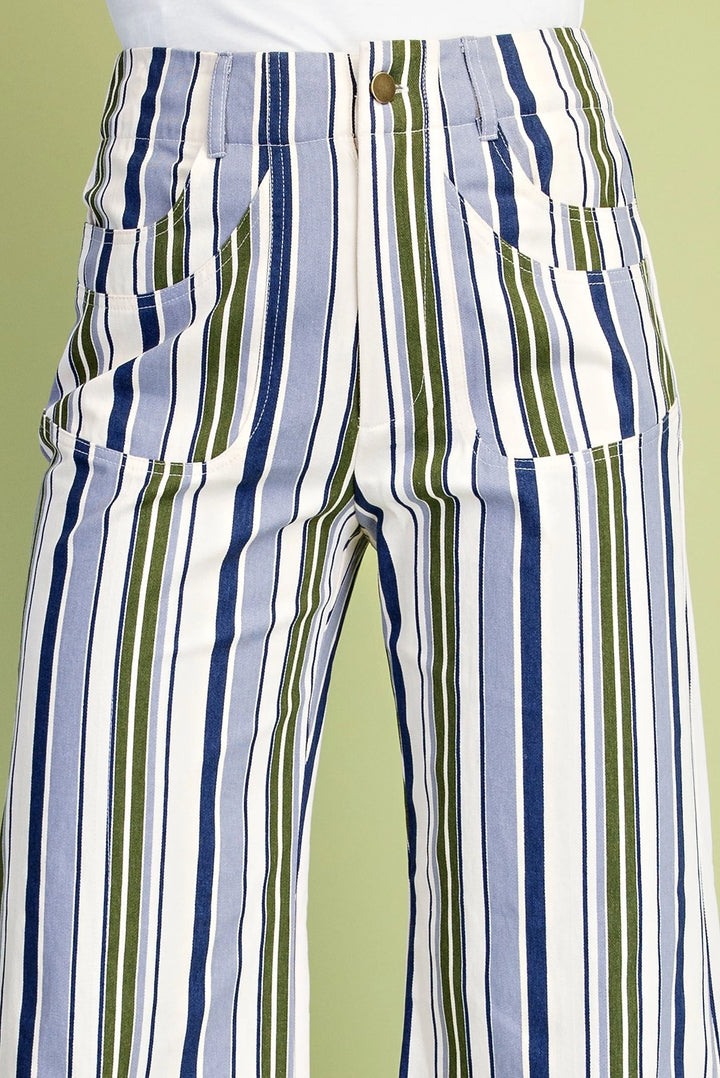 Striped Flare Pant