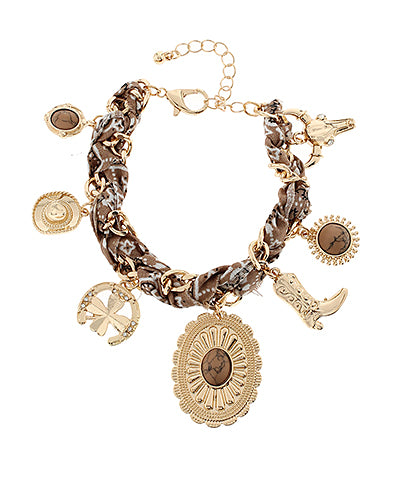 Western Charm Scarf Bracelet