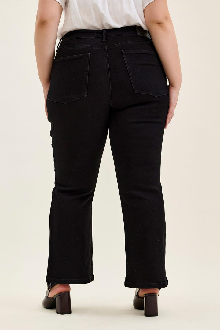 Judy Blue Black Petite Tummy Control High Rise Bootcut Jeans