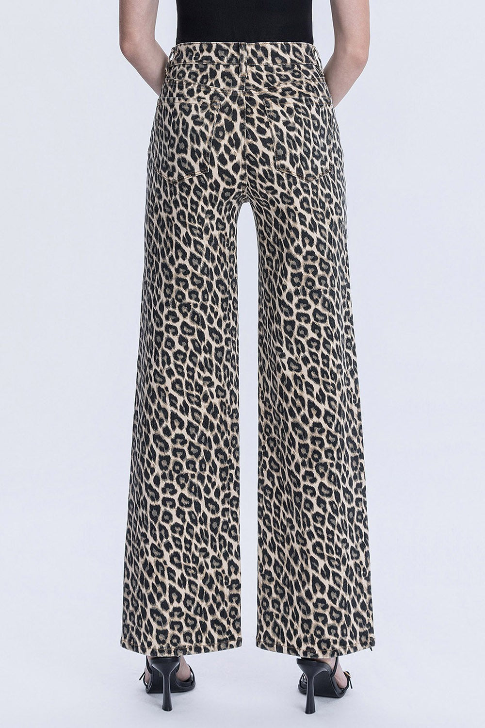 Lovervet Leopard Wide Leg Jean