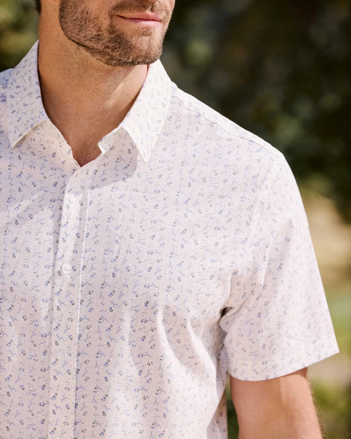 Floral Textured Performance Shirt