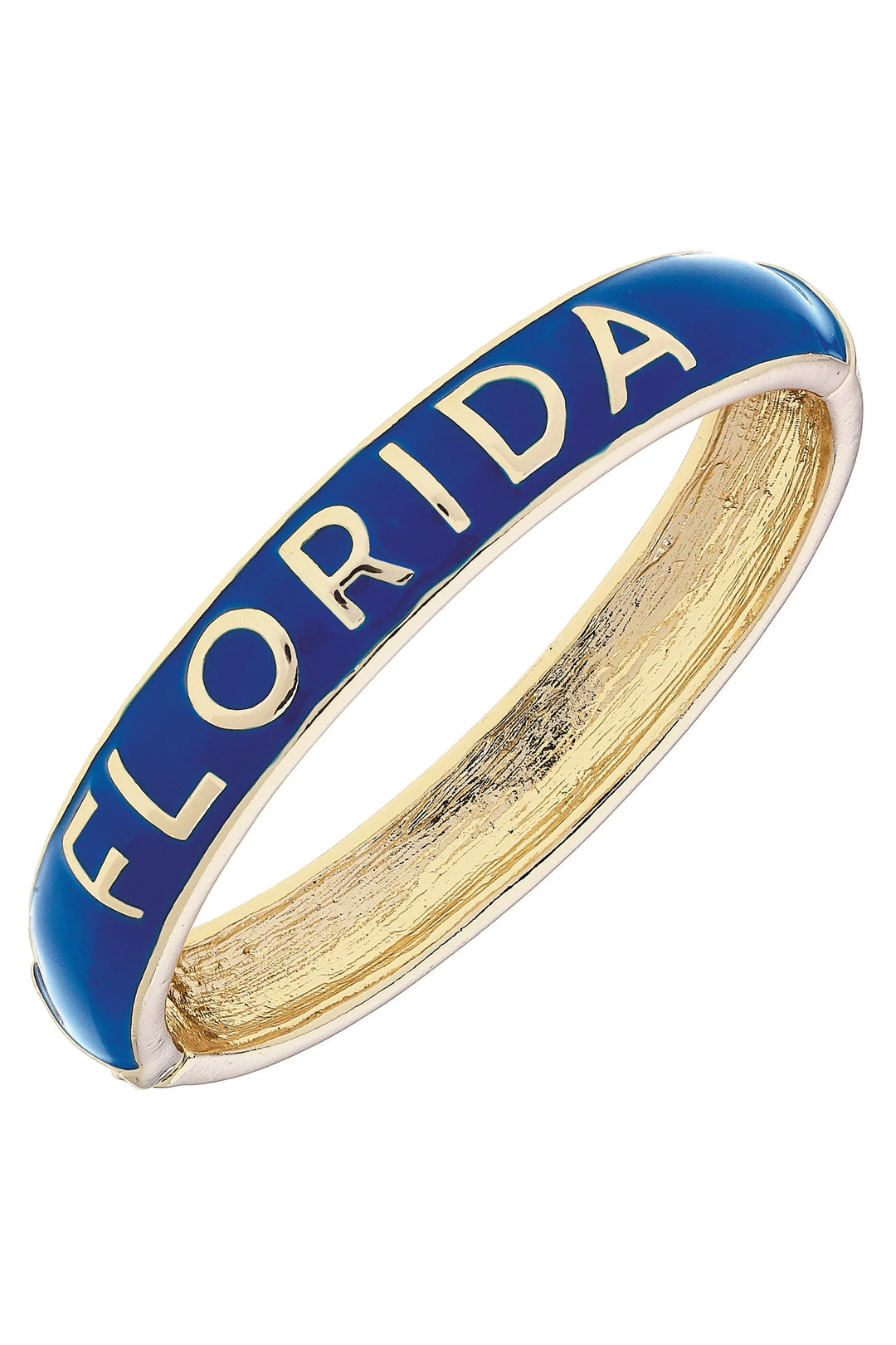Florida Gators Sculpted Enamel Hinge Bangle in Blue