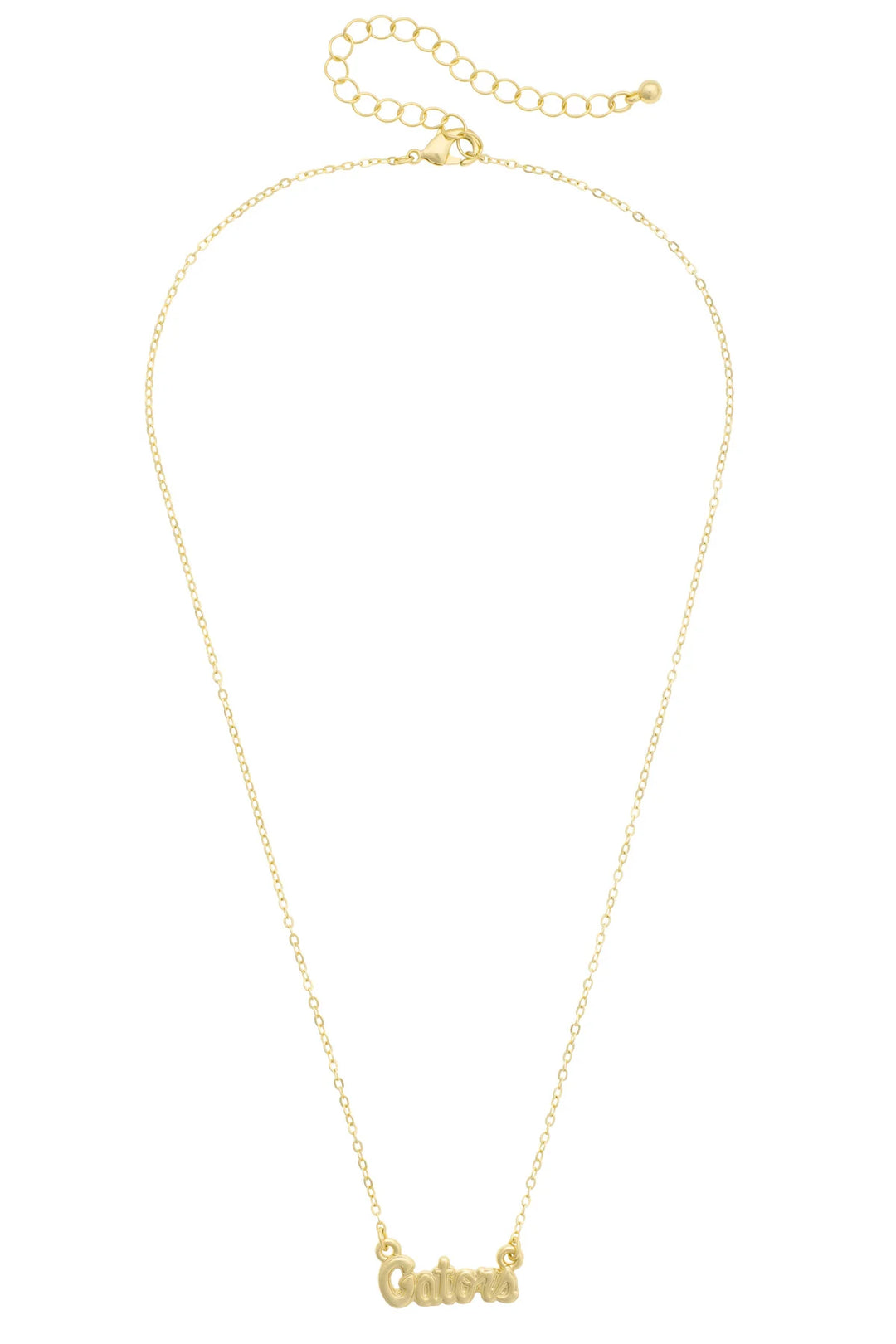 Florida Gators 24K Stamped Logo Necklace