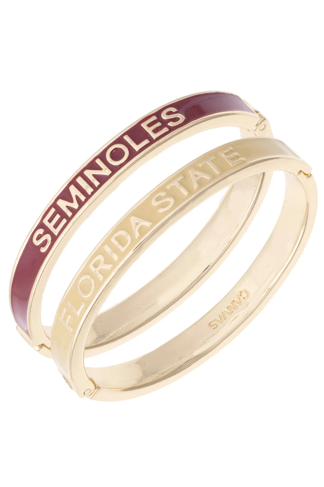 Florida State Seminoles Skinny Enamel Hinge Bangle