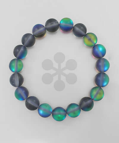 Mermaid Sea Glass Bracelet  Navy