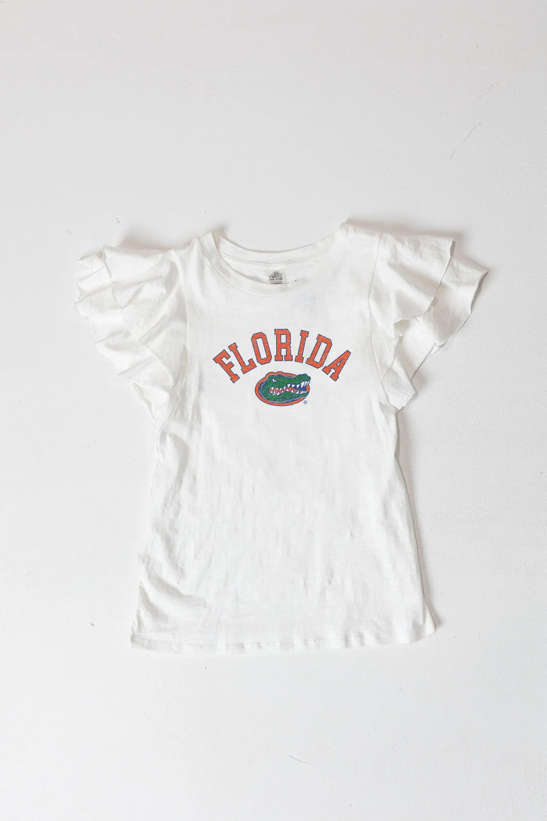 FLORIDA GATORS All In To Win Flutter Crewneck Top