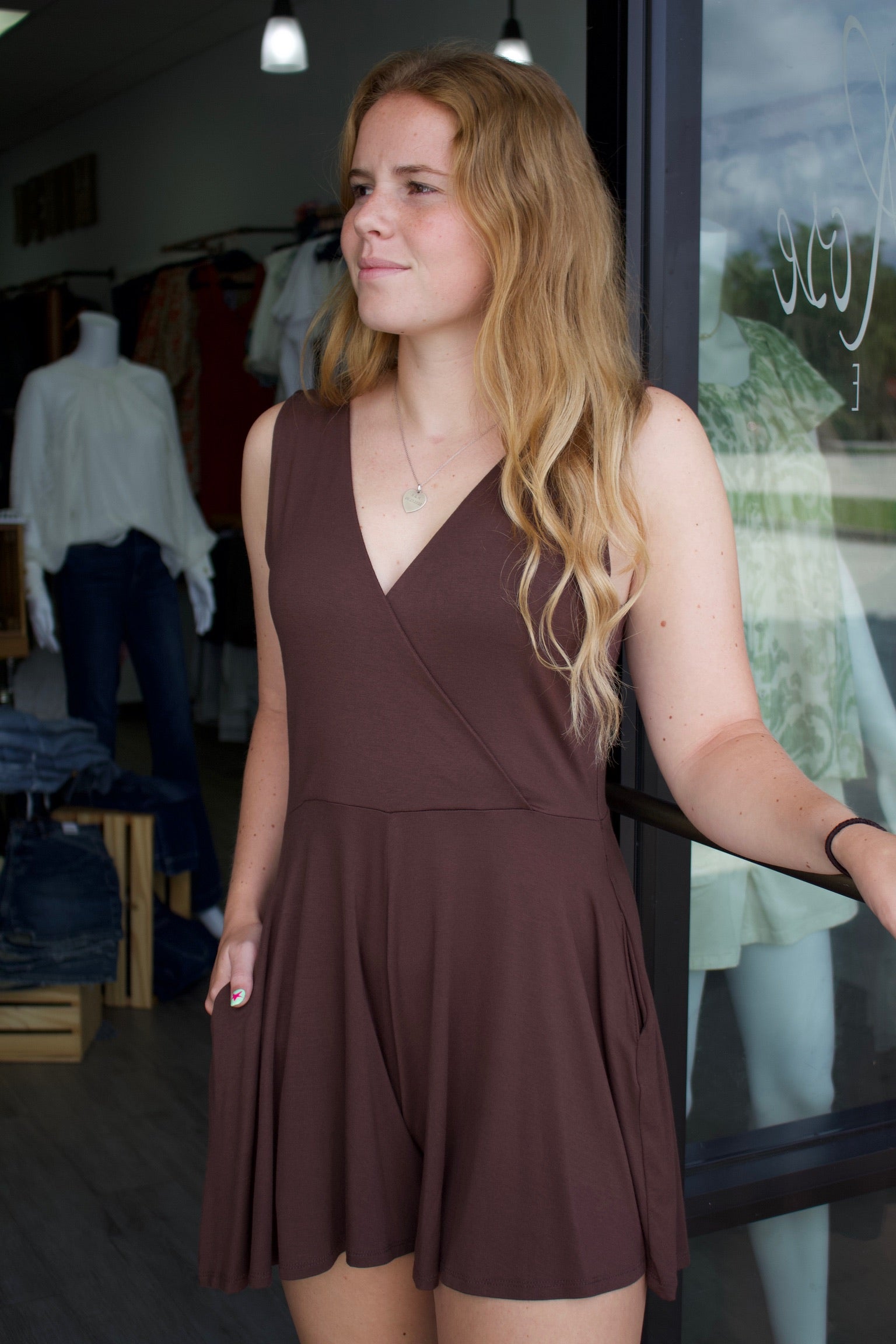 Skyler Surplice Romper