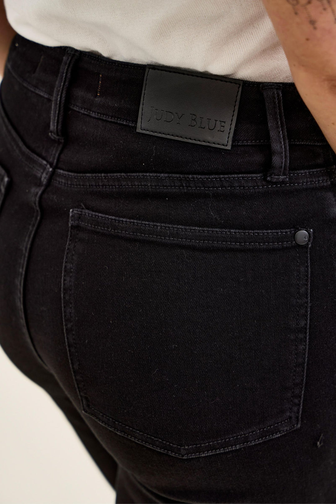 Judy Blue Black Petite Tummy Control High Rise Bootcut Jeans