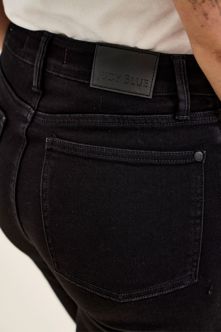Judy Blue Black Petite Tummy Control High Rise Bootcut Jeans