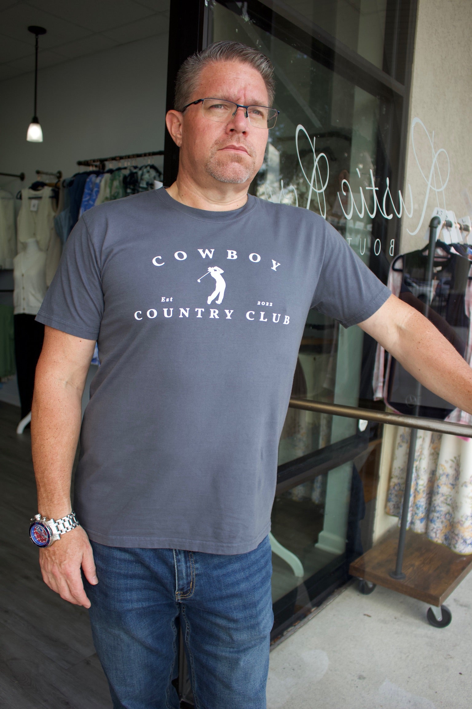 Cowboy Country Club Golfer Logo T-Shirt