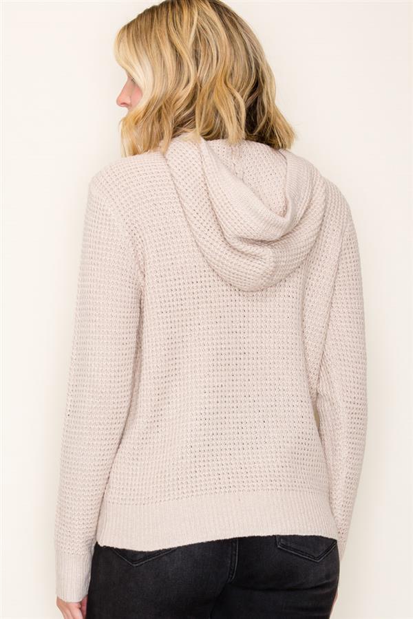 oatmeal waffle hoodie