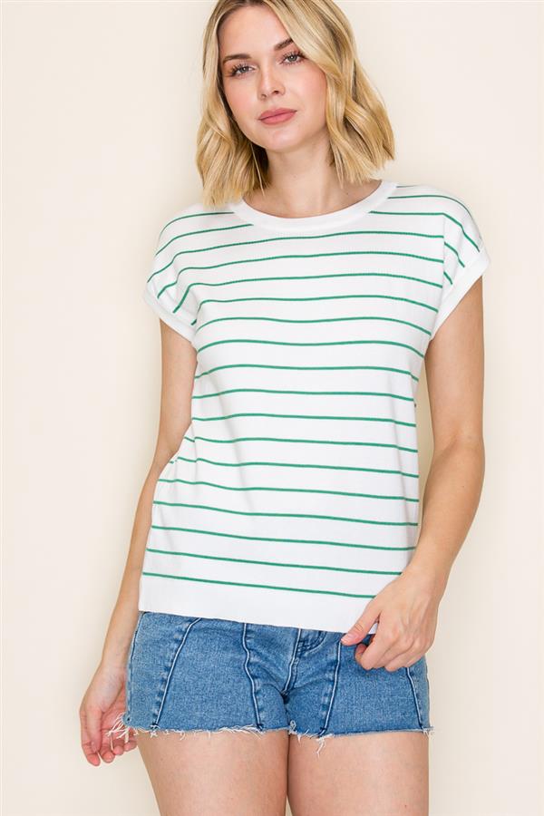 Striped Everyday Sweater Top