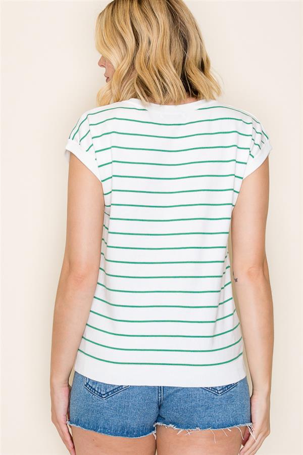 Striped Everyday Sweater Top