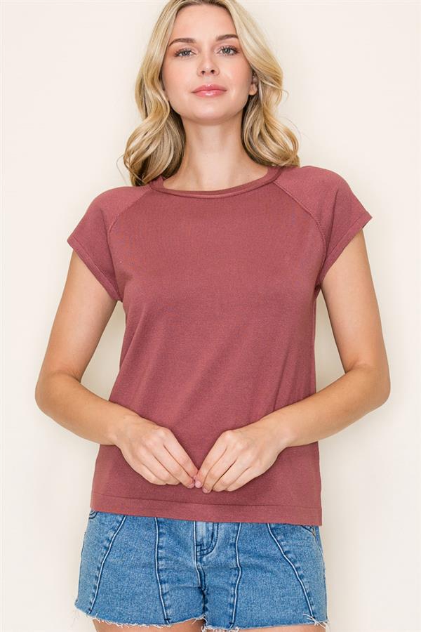 The Laid-Back Luxe Pullover mauve