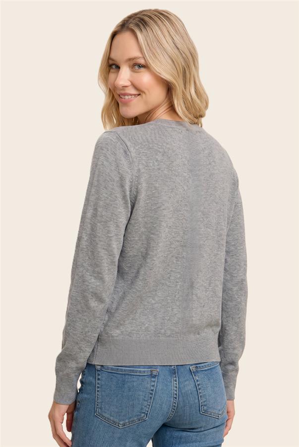 Solid Button Down Cardigan