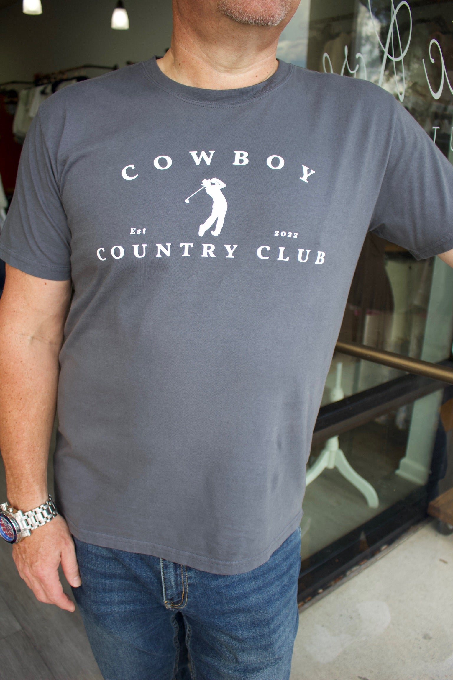 Cowboy Country Club Golfer Logo T-Shirt