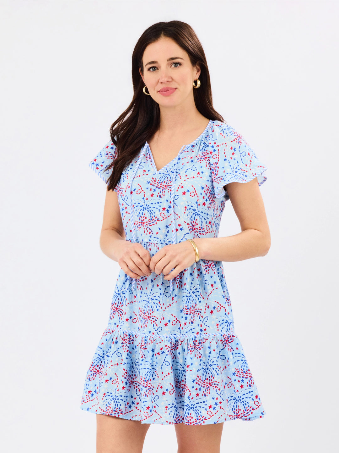 Lillian Dress | Star Spangled Blue