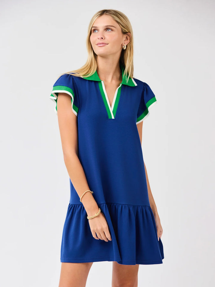 Carissa Dress-Blue