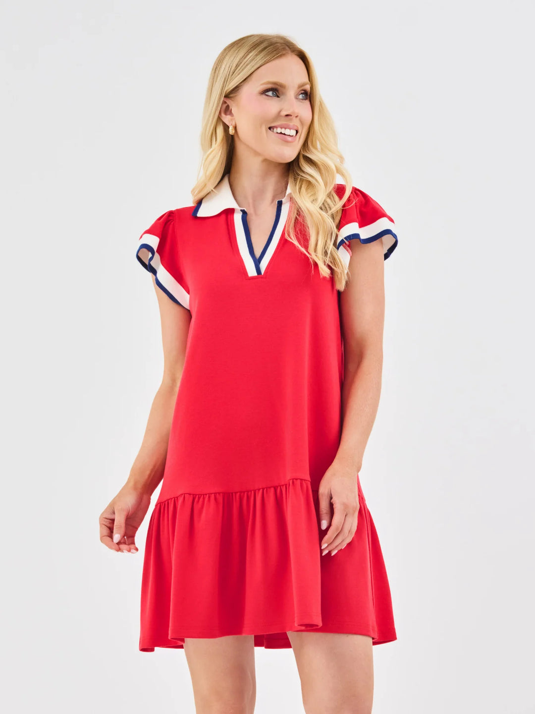 Carissa Dress-Red