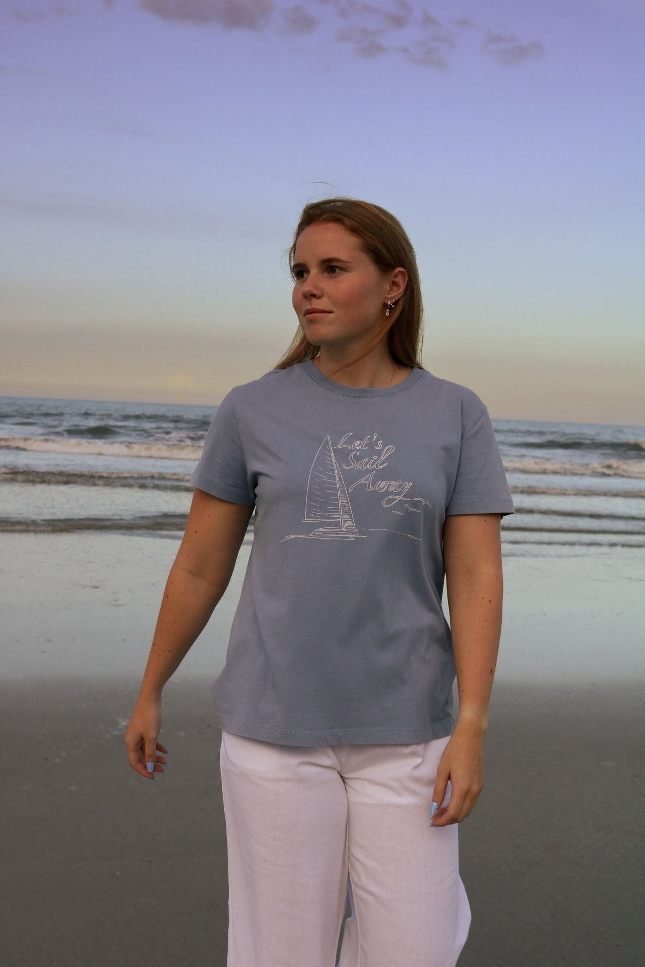LETS SAIL AWAY GRAPHIC TEE