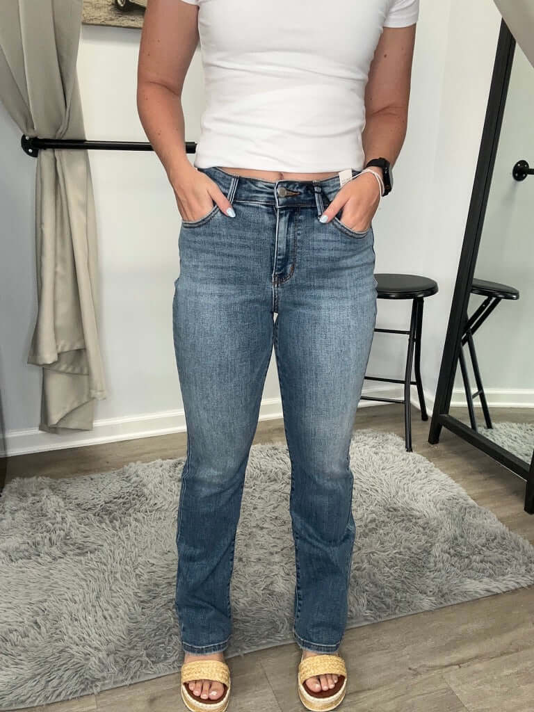 Judy Blue "Sandra" Mid Rise Bootcut