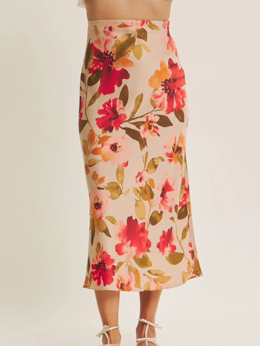 Fall Floral Skirt