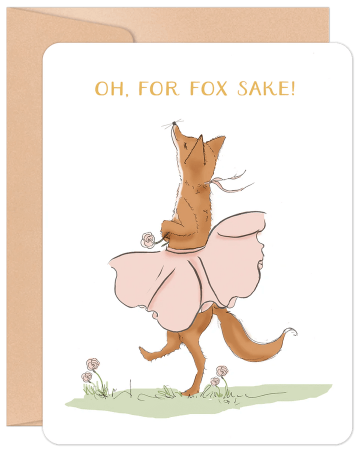 Willow &amp; Ivy "Oh for Fox Sake!"  Happy Birthday Card