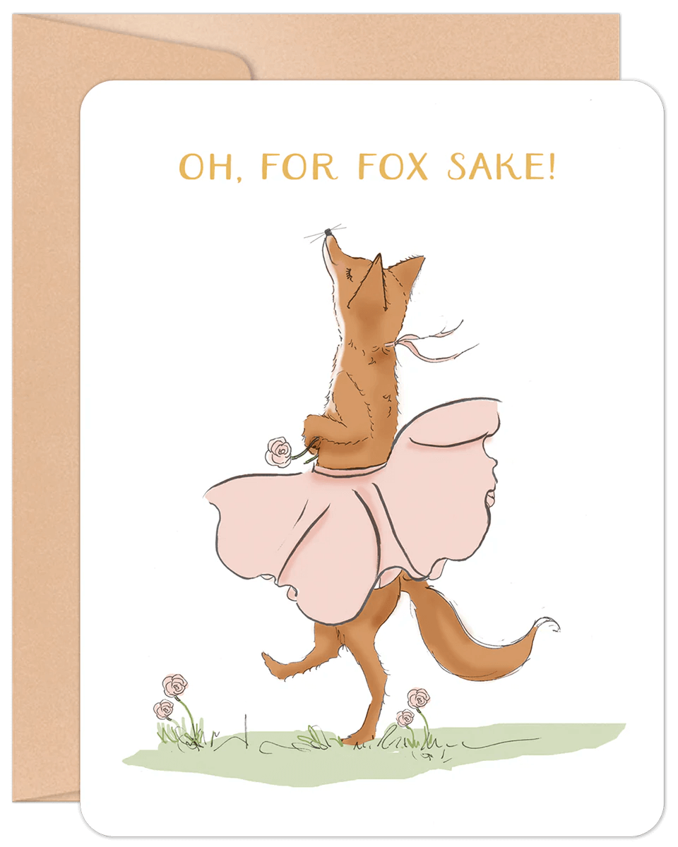Willow & Ivy "Oh for Fox Sake!"  Happy Birthday Card