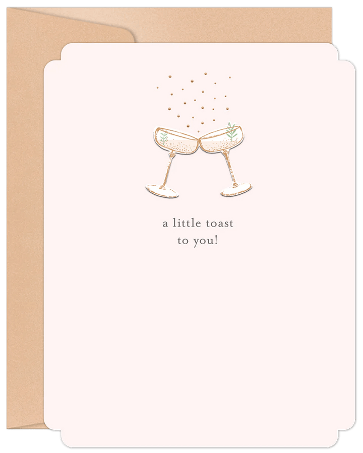 Willow &amp; Ivy "A Little Toast To You!" Happy Anniversary Card
