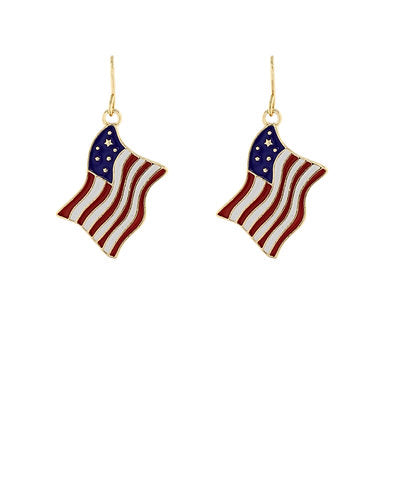 USA Flag Earrings