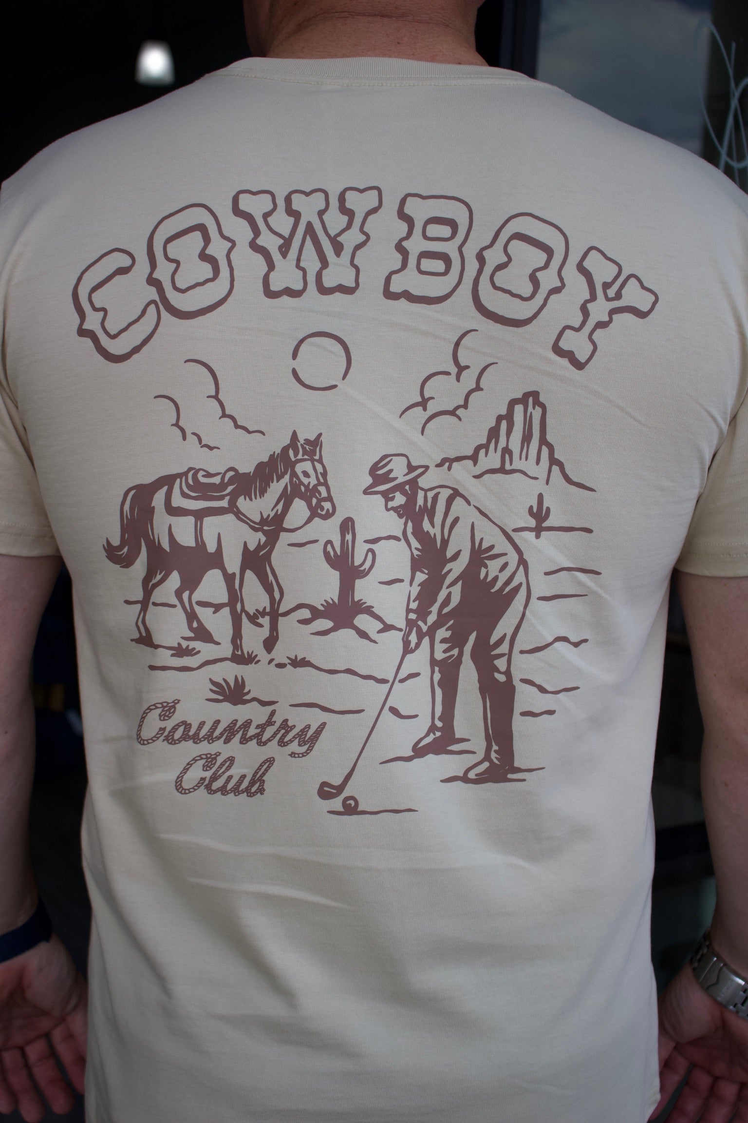 Cowboy Country Club Horse & Sun Graphic Tee
