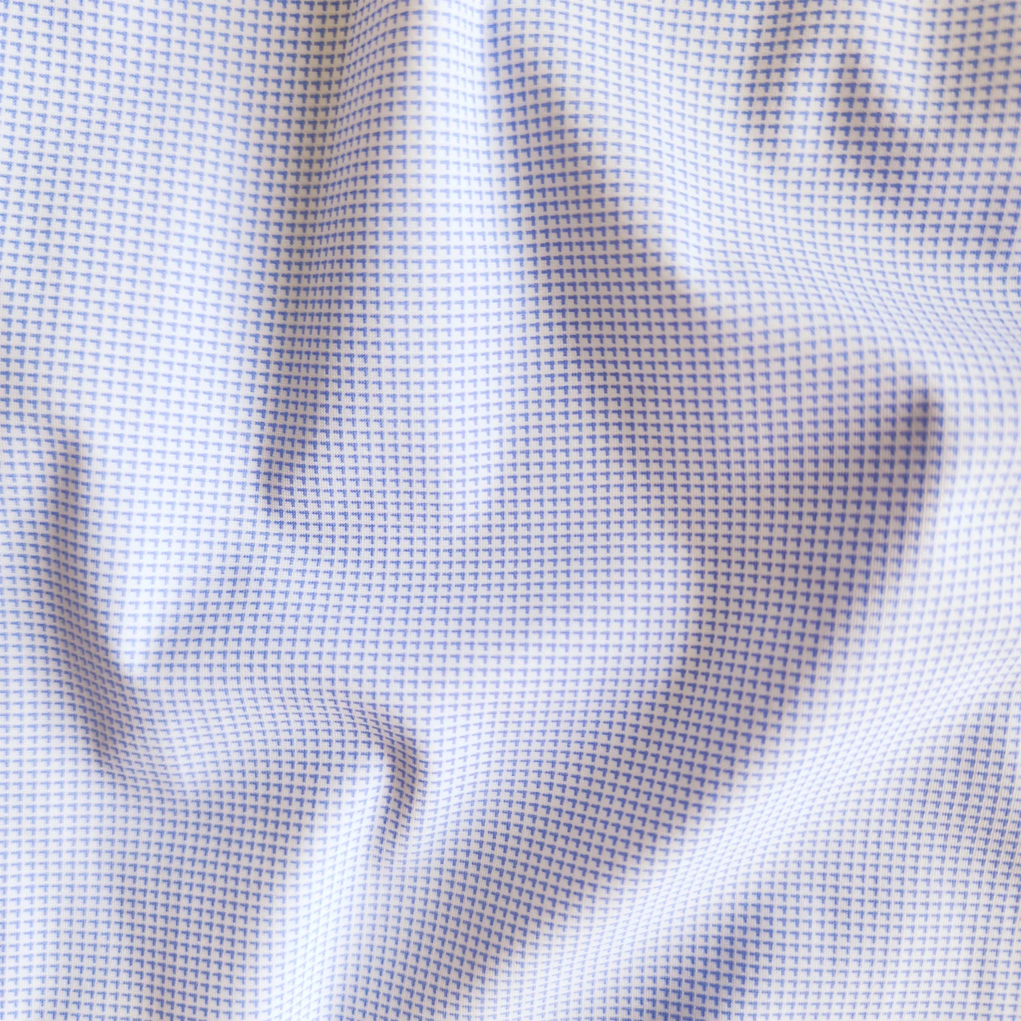 blue and white longsleeve button up 