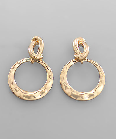 Twist Drop Earrings