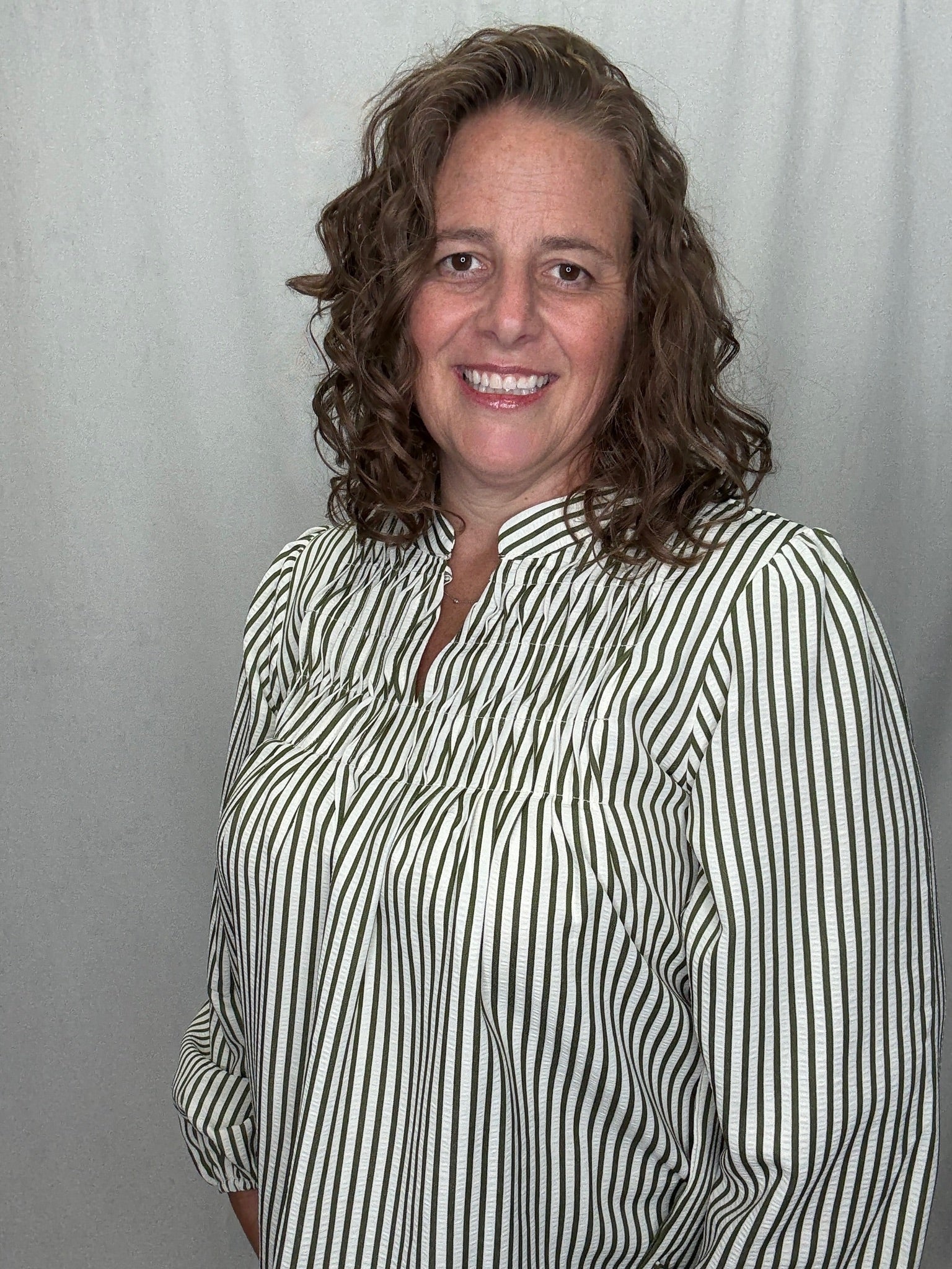 Long Sleeve Pintuck Top